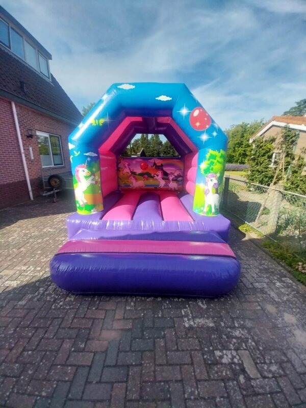 Springkussen: Unicorn (3.7m x 3.0m x 2.8m) - Afbeelding 4