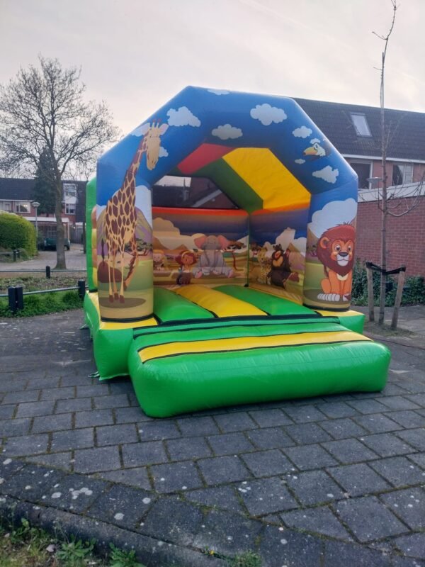 Springkussen: Jungle / Safari (3.7m x 3.0m x 2.8m) - Afbeelding 2