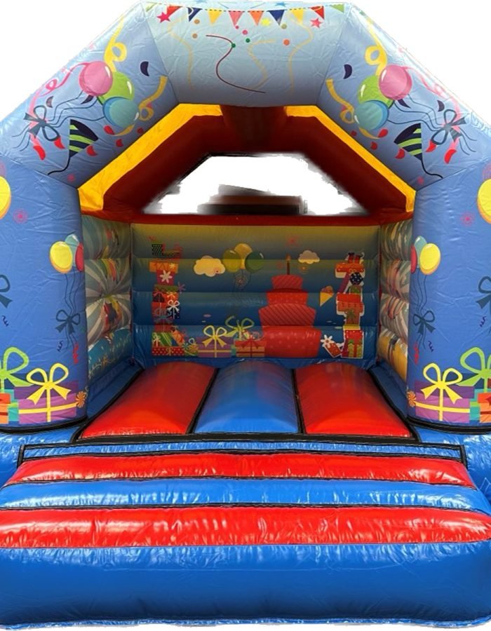 Springkussen: Feest (3.7m x 3.0m x 2.8m)
